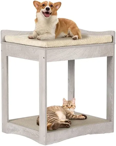 unipaws Cat Window Perch, Pet Bunk Bed for Small Dogs and Cats, Elevated Dog ...