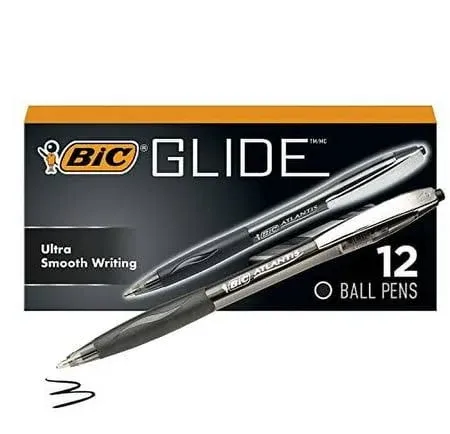 BIC Glide Retractable Ballpoint Pen