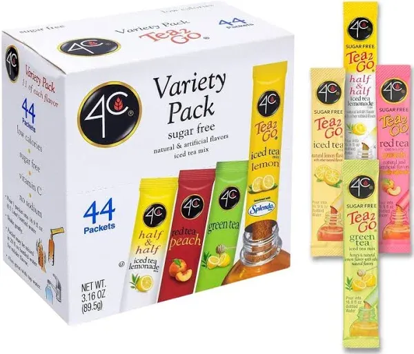 4C Totally Light 2Go Drink Mix Variety Pack - 24 Packets