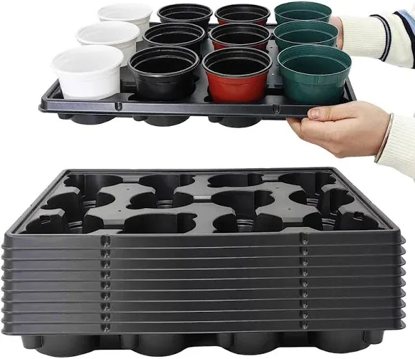 RooTrimmer 12 Cell Round Nursery Pots Trays