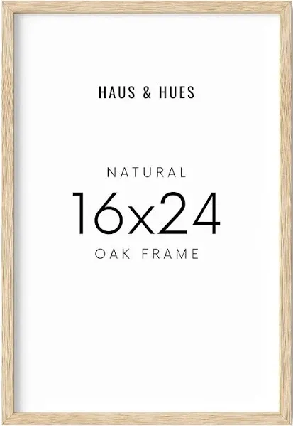 Haus and Hues Oak Wood Single Picture Frame