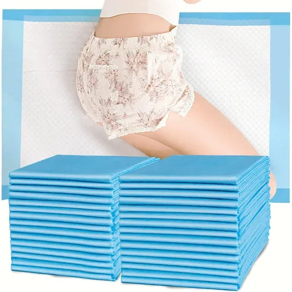 SOFYFINE Premium Bed Pads 23"x36" (50 Count) Thicken Elderly Adults Incontinence Underpads Disposable, Heavy Duty Absorbent Chucks Waterproof, XL