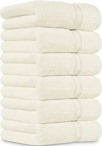 Utopia Towels 6 Pack Premium Hand Towels Set | adamsbargainshop