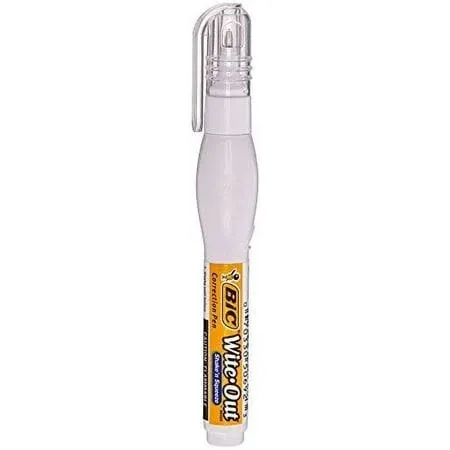 Bic Wite-Out Brand Shake 'N Squeeze Correction Pen, White, 1-Count