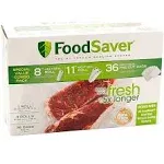 Special Value Combo Pack Foodsaver 8" & 11" Rolls & 36 Heat-Seal Pre-Cut Bags BP