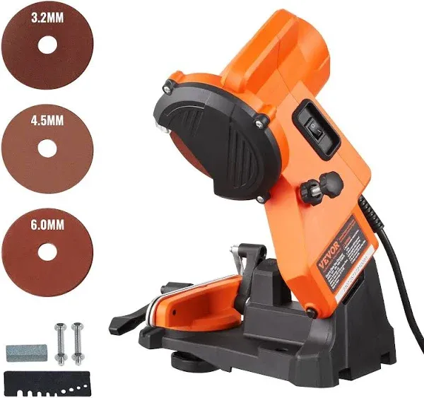 VEVOR Electric Chainsaw Sharpener 140W Electric Saw Chain Blade Sharpener 5700RPM