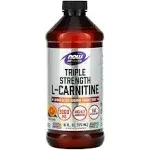 NOW Foods Sports, L-carnitine liquide triple concentration, Agrumes, 3000 mg, 473 ml