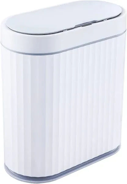 Bathroom Trash Can - 9.5 litres Waterproof Sensor Trash Can, 2.5 Gallon Motio...