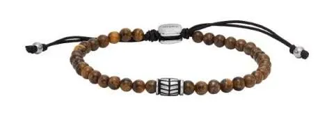 Fossil Men's Beaded Bracelet JF04413040