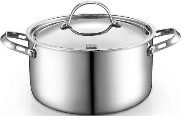 Tramontina Gourmet 6 qt Tri-Ply Clad Stainless Steel Covered Sauce Pot