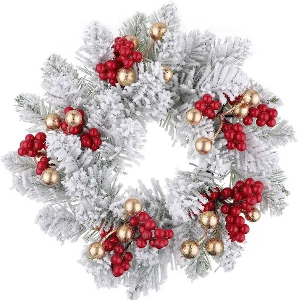 Haute Decor Adjustable Candle Ring Mini Wreath, 2 Pack (Classic Silver) - Christmas Candlerings for Various Sized Candles