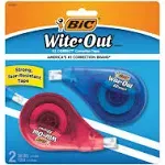 Bic Wite-Out Correction Tape - 2 tape