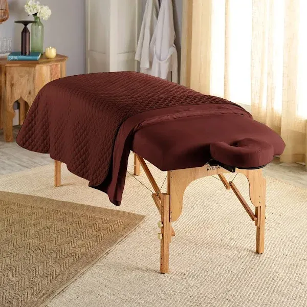 Sposh Microfiber Sheet - Traditional FITTED Sheet with Elastic / Coffee / 32.5"W x 73"L x 6.5"D Pocket