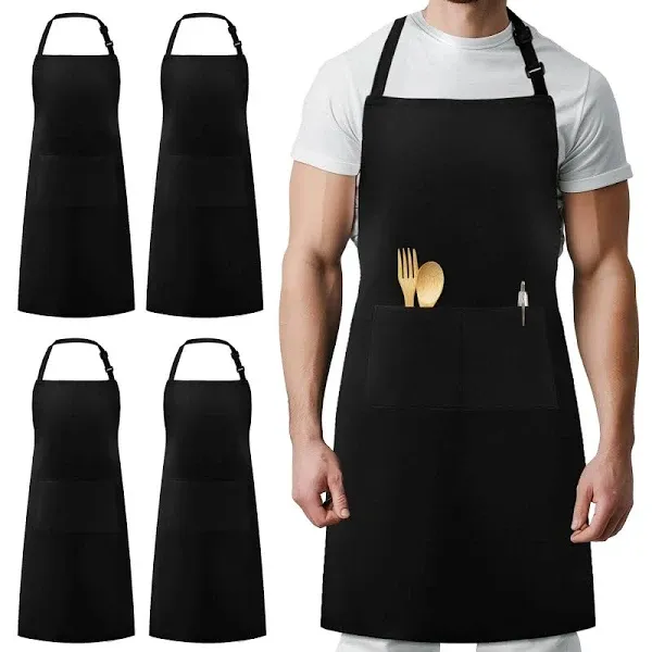 Syntus 2 Pack Adjustable Bib Apron