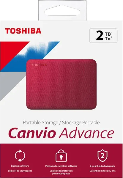 Toshiba Canvio Advance Portable Hard Drive HDTCA