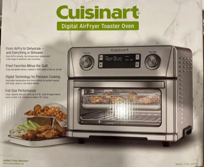 Cuisinart Ctoa-130pc2 Digital Model Airfryer Toaster Oven