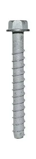 1/2" x 4" Simpson Strong-Tie Titen HD Mechanically Galvanized Screw Anchor THD50400HMG