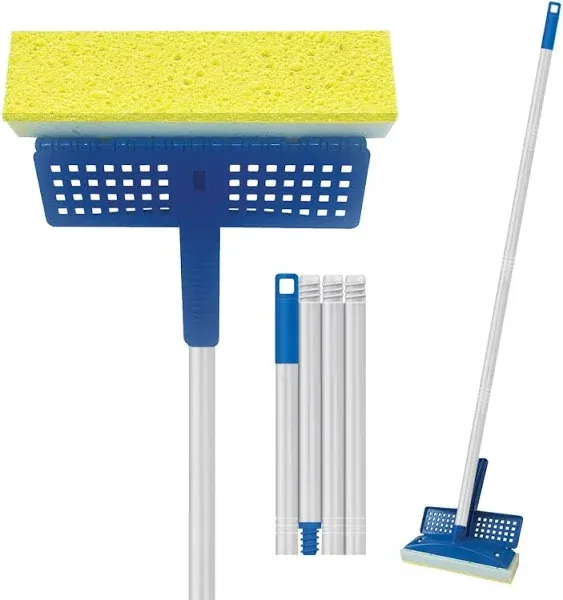 Natural Cellulose Squeeze Sponge Mop, 9