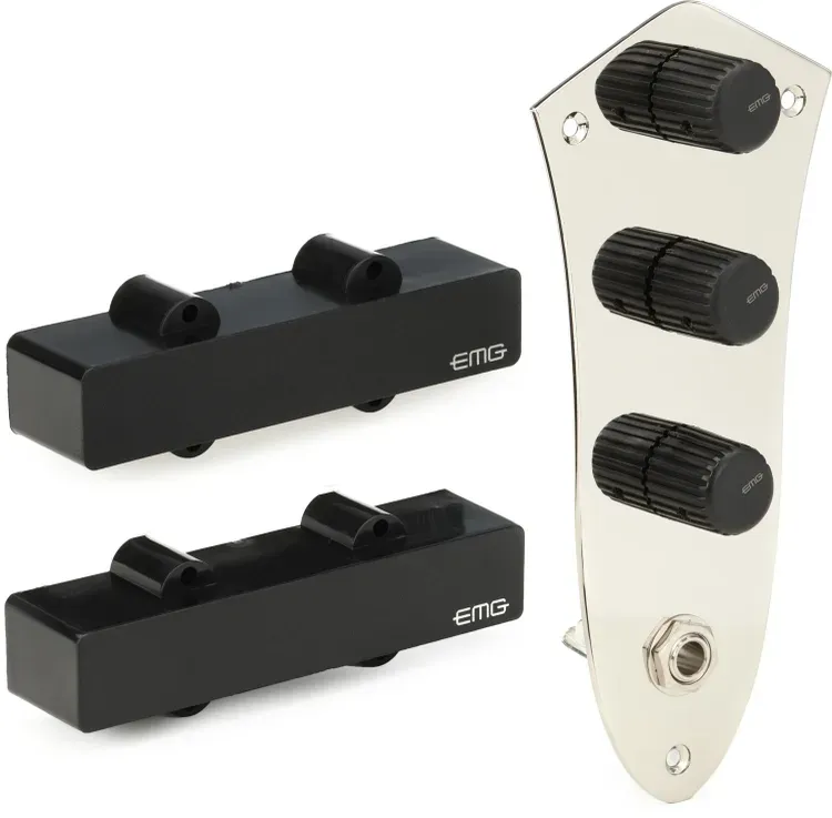 EMG J System - J-Bass Pickup Set Black