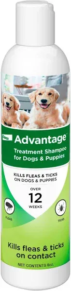 Advantage Flea & Tick Treatment Shampoo for Dogs & Puppies (12 oz)