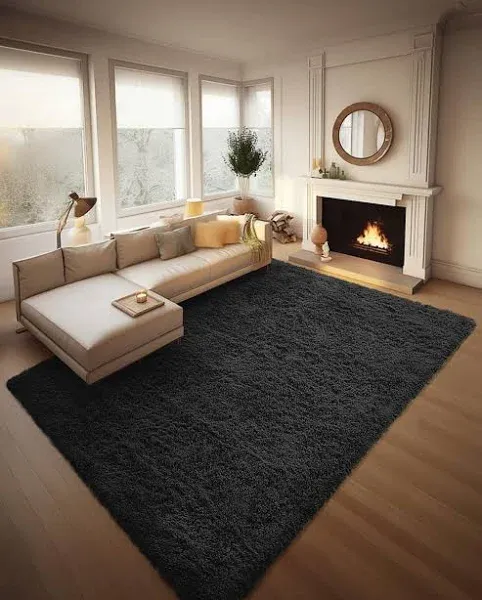  8×10 Black Rug 