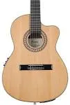 Ibanez GA34STCE Classical Acoustic Electric Guitar, Natural High Gloss