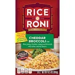 Rice A Roni Cheddar Broccoli Flavor 6.5 Oz Paper Box