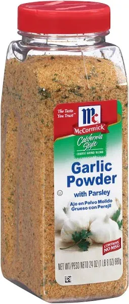 Mccormick California Style Garlic Powder With Parsley Coarse Grind Blend