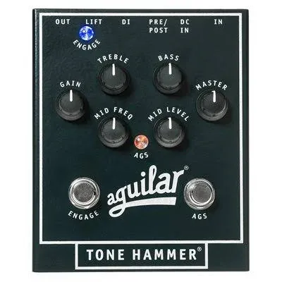 Aguilar Tone Hammer Preamplifier Direct Box Pedal Stompbox Style Japan