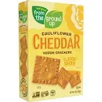 from The Ground Up Cauliflower Crackers - Cheddar - 6 Pack