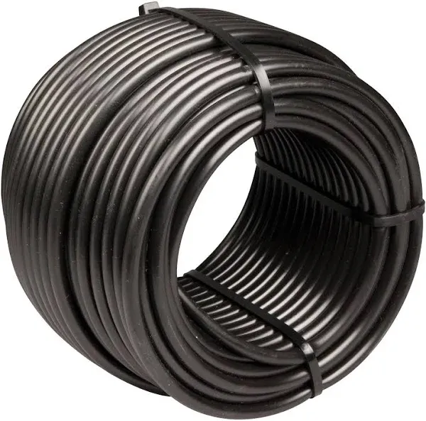 Rain Bird T22-100SX 1/4&#034; x 100 ft Landscape Drip Tubing, Non-Slip Grip, Black