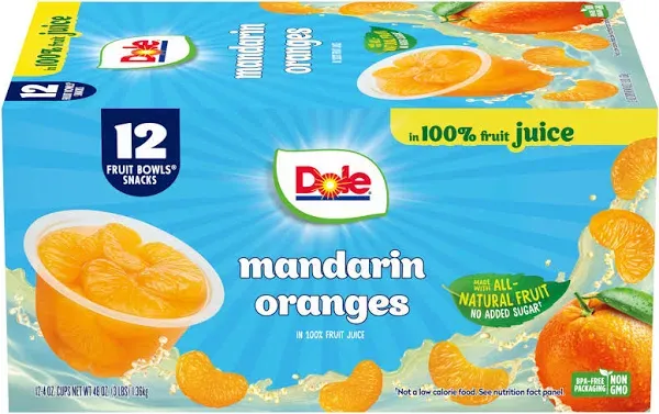 Dole Mandarin Oranges Fruit