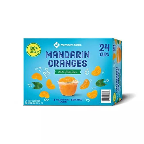 Member&#039;s Mark Mandarin Oranges (4 oz., 24 ct.) Great Price