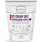 Ice Cream Salt, Rock Salt for Ice Cream Making, Universally Compatible Coarse Sea Salt and Non-Iodized Salt for All Ice Cream Maker, 5 lb Bag, Sea Salt Superstore