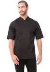 Chef Works K150BLKM Men's Bistro Coat M