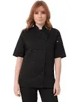 Chef Works KL150BLKS Women's Bistro Coat S