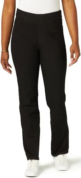 Chic Classic Collection Women's Easy-Fit Elastic-Waist Pant