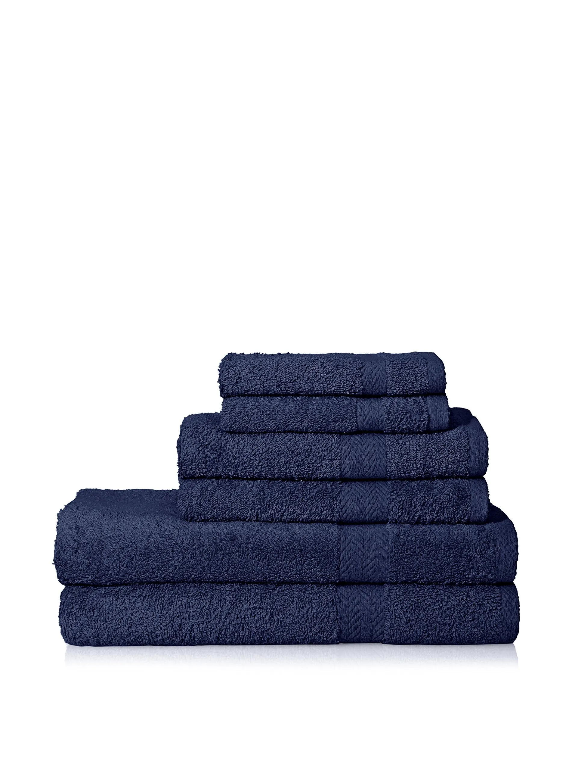 Lintex Deluxe 6-Piece Cotton Terry Bath Towel Set