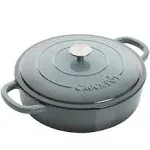 Crock-Pot Crock Pot Artisan Enameled Cast Iron Braiser W/Lid, 5 Quart,Slate Gray