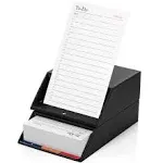 Centre Rise To-Do List Card Stand & Box Set (Black)