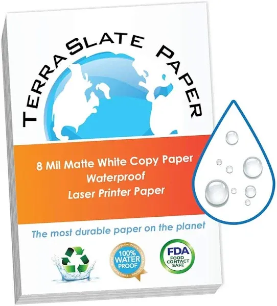 8 Mil Waterproof Copy Paper A5 Size 148 x 210 mm