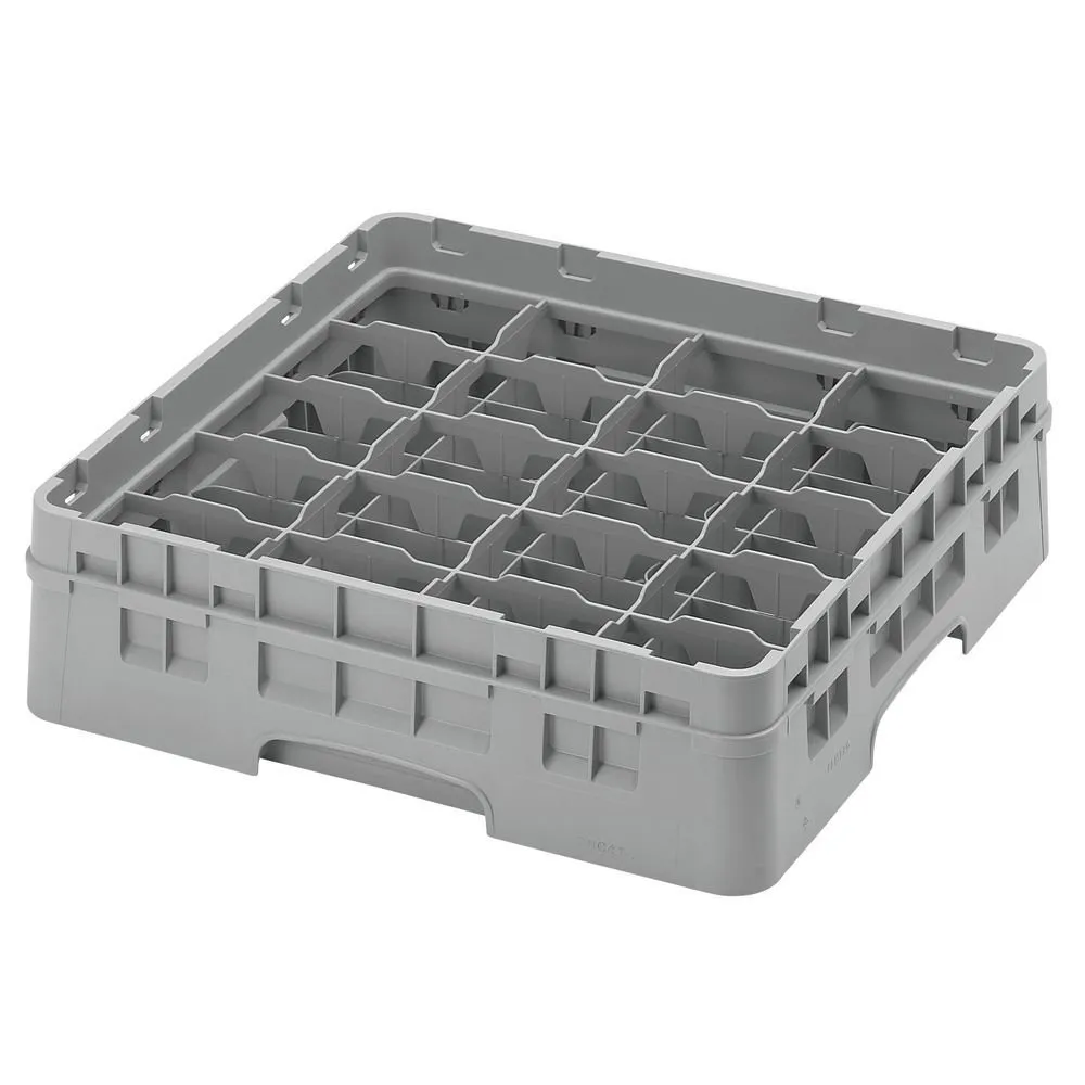 Cambro 16C578151 Camrack® Cup Rack With (2) Soft Gray Extenders Full Size