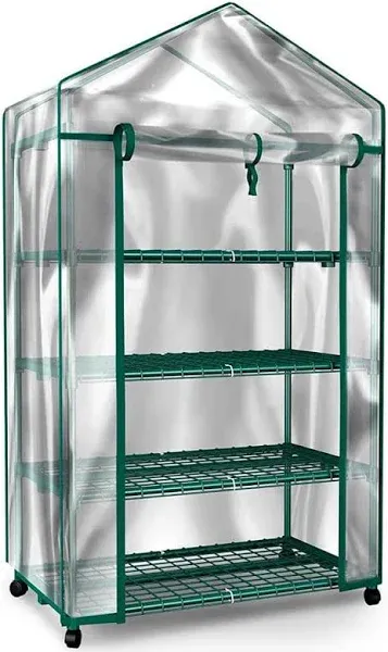 Home-Complete - 4-Tier - Mini Indoor Outdoor Portable Greenhouse