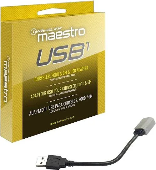 Maestro ACC-USB1 Unkeyed USB Mini Female to Full Size USB male Adaptor