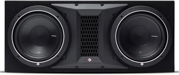 Rockford Fosgate Punch P1-2X10 Dual P1 10" Loaded Subwoofer Enclosure Ported