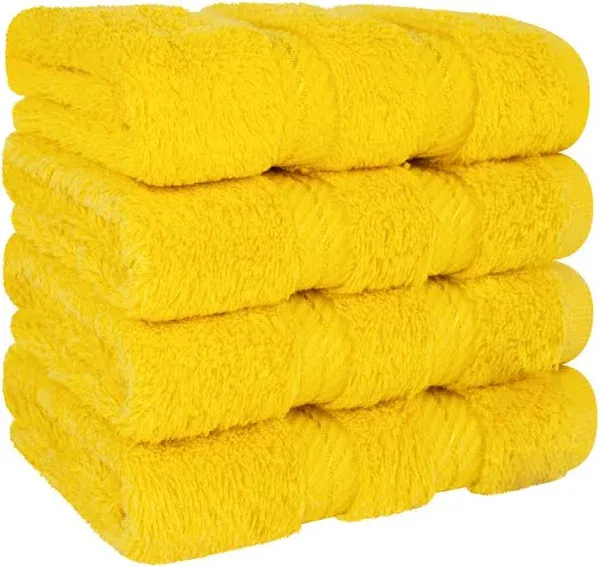 American Soft Linen Edison Luxury 4-Piece Washcloth Set