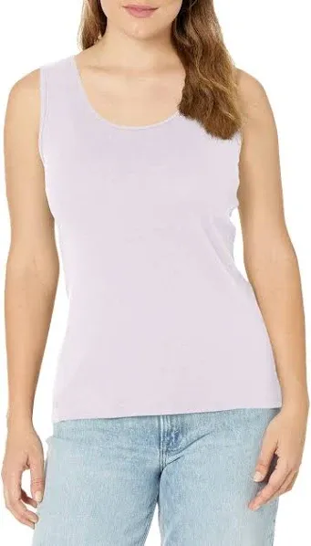 Hanes Women's Mini-Ribbed Cotton Tank Top