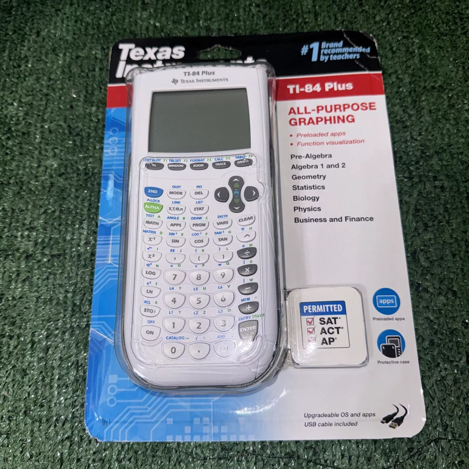 TEXAS INSTRUMENTS TI-84 PLUS CE ENHANCED GRAPHING CALCULATOR - WHITE