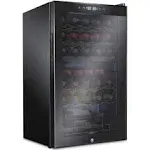 Ivation 33 Bottle Freestanding Wine Refrigerator Dual Zone Wine