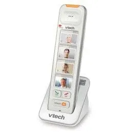 VTech SN5307 Amplified Photo DIAL Accessory Handset with Big Buttons & Large Display For SN5127 & SN5147 Senior Phone Systems, Photo Dial Handset, Cordless Phone System